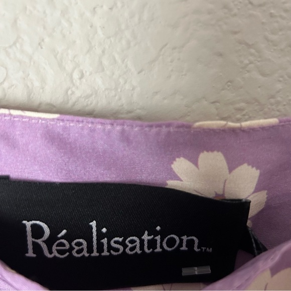 ⭐️NWT Realisation Par Christy Dress in As if Purple Floral⭐️ - Picture 5 of 9